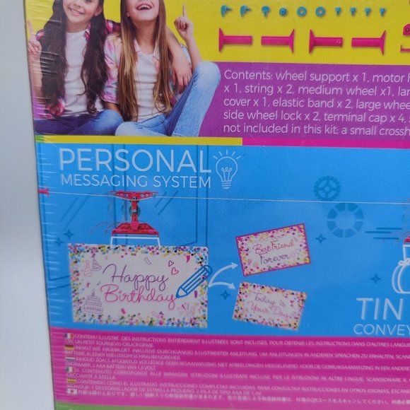 4M STEAM Powered Kid Motorized Zipline Messenger Science Experiment Kit STEM Toy - Picture 5 of 7